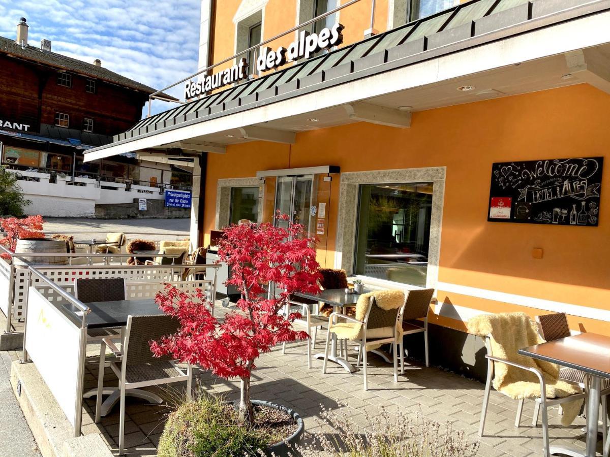 Boutique Und Bier Hotel Des Alpes Fiesch Eksteriør billede
